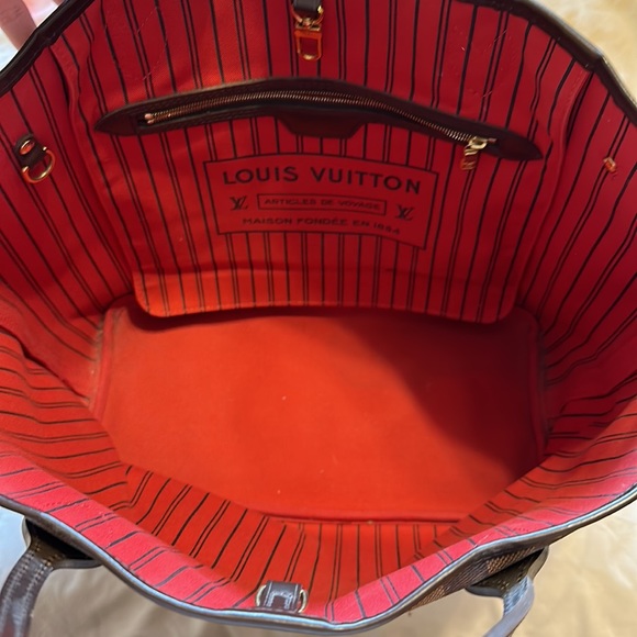 Authentic Louis Vuitton Damier Ebene Neverfull MM - Picture 3 of 6